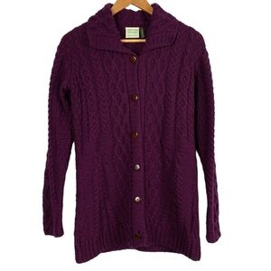 Aran Isles Knitwear cable knit wool sweater